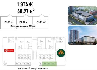 Продается помещение свободного назначения, 60.97 м2, Санкт-Петербург, Ириновский проспект, 34, Красногвардейский район