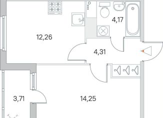 Продажа 1-ком. квартиры, 36.9 м2, городской посёлок Янино-1