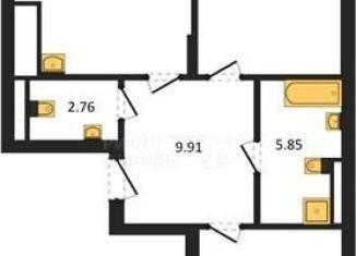 Продается двухкомнатная квартира, 73.3 м2, поселок Малое Исаково