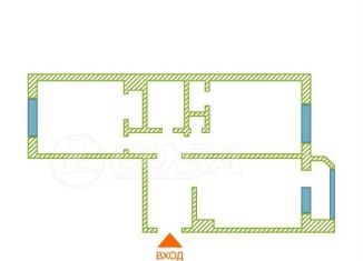 Продам 2-ком. квартиру, 67 м2, Тюмень, улица Александра Митинского, 4, Восточный округ