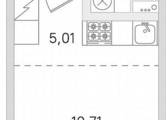 Квартира на продажу студия, 25.3 м2, городской посёлок Янино-1, ЖК Ясно-Янино