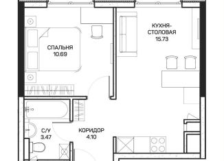 Продажа однокомнатной квартиры, 34.2 м2, Москва, улица Корнейчука, 27, метро Медведково