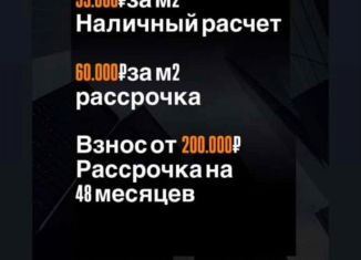 1-комнатная квартира на продажу, 46.4 м2, Махачкала, Луговая улица, 75, Ленинский район