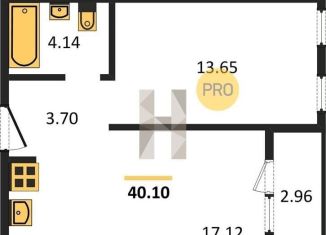 Продаю 1-комнатную квартиру, 41.6 м2, Новосибирск, Дзержинский район, улица Авиастроителей, 3/1