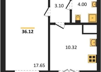 Продам однокомнатную квартиру, 36.1 м2, Воронеж, Левобережный район, Цимлянская улица, 10В