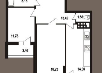 Продажа 2-ком. квартиры, 72.3 м2, Энгельс, Пристанская улица, 85