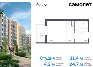 Продаю квартиру студию, 24.3 м2, Санкт-Петербург, проспект Ленина, 60