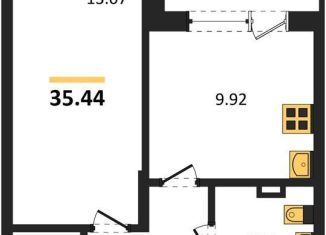 Продам 1-комнатную квартиру, 35.4 м2, Воронеж, Центральный район