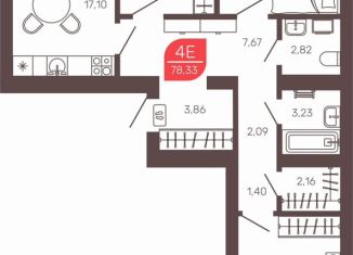 4-ком. квартира на продажу, 78.3 м2, Забайкальский край