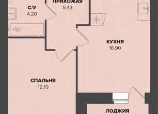 Продаю однокомнатную квартиру, 40.3 м2, Саранск