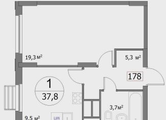 Продаю однокомнатную квартиру, 37.8 м2, Нижний Новгород, Канавинский район