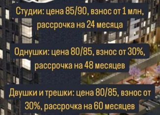 Продажа 2-ком. квартиры, 82 м2, Каспийск, улица Амет-хан Султана, 34