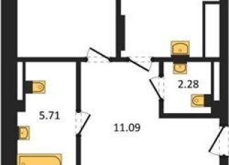 Продажа 2-ком. квартиры, 69.6 м2, поселок Малое Исаково