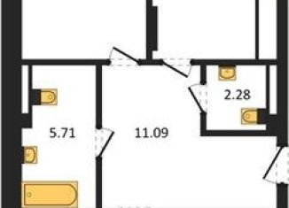 Продается 2-комнатная квартира, 68.7 м2, поселок Малое Исаково