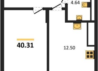 Продается 1-ком. квартира, 40.3 м2, поселок Малое Исаково