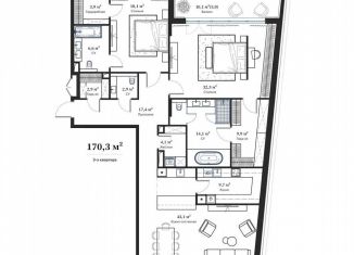 Продается 2-комнатная квартира, 168.2 м2, Москва, Большой Кисельный переулок, 11, метро Тургеневская