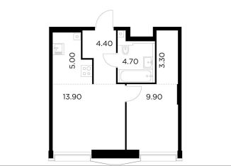 Продам 2-комнатную квартиру, 41.2 м2, Москва, метро Водный стадион