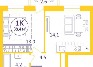 Продаю однокомнатную квартиру, 36.6 м2, Екатеринбург, улица 22-го Партсъезда