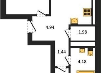 Продам 2-ком. квартиру, 53.9 м2, Калининград