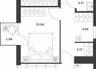 Продается 2-комнатная квартира, 68.2 м2, Тула