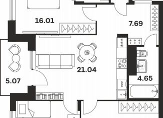 Продается 3-комнатная квартира, 87.4 м2, Тула, Центральный территориальный округ