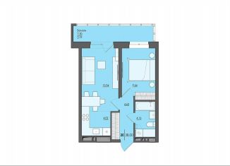 Продам двухкомнатную квартиру, 38 м2, Пермь, улица Сергея Есенина, 9Ак2