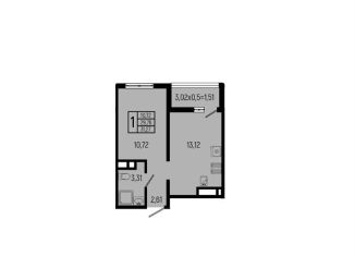 Продажа 1-ком. квартиры, 31.3 м2, село Небуг