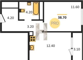 Продаю однокомнатную квартиру, 38.7 м2, Новосибирск, метро Заельцовская