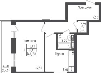 Продаю однокомнатную квартиру, 41.1 м2, Московская область, 2-й Восточный проезд