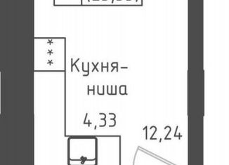 Квартира на продажу студия, 25.5 м2, Московская область, 2-й Восточный проезд