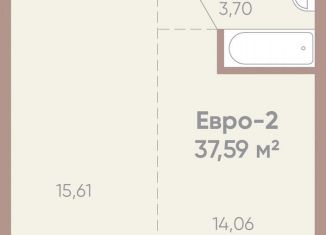 Продам однокомнатную квартиру, 37.6 м2, Иркутск, Советская улица, 109/3