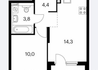 Продается 1-ком. квартира, 36.4 м2, Новороссийск, улица Григорьева, 12к1