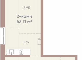 Продаю 2-ком. квартиру, 53.1 м2, Иркутская область, Советская улица, 109/3