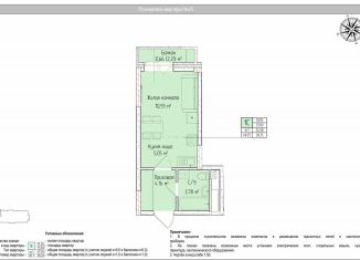 Квартира на продажу студия, 24.6 м2, Ижевск, Индустриальный район