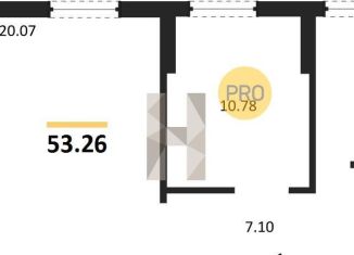 Продается 2-комнатная квартира, 53.3 м2, Новосибирск