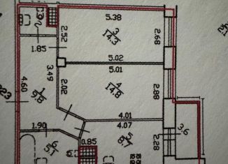 Продаю двухкомнатную квартиру, 54.8 м2, Санкт-Петербург, Калининский район, Учительская улица, 18к1