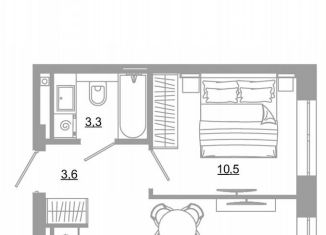 Продажа 1-ком. квартиры, 33.1 м2, Свердловская область