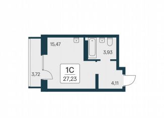 Продаю квартиру студию, 27.2 м2, Новосибирск, Калининский район