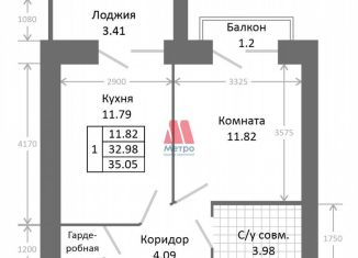 Продаю однокомнатную квартиру, 37.6 м2, Ярославль