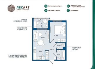 Продается 1-ком. квартира, 37.5 м2, Ленинградская область