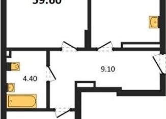 Продажа 2-ком. квартиры, 59.6 м2, Калининградская область, Акварельная улица