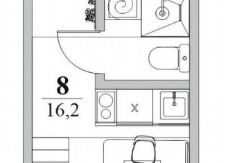 Продам квартиру студию, 16.2 м2, Санкт-Петербург, Ропшинская улица, 1/32, Петроградский район