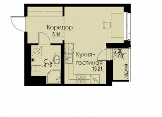 Продаю квартиру студию, 25.5 м2, Мурино, Романовская улица, 2