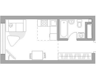 Квартира на продажу студия, 25.5 м2, Москва, метро Селигерская