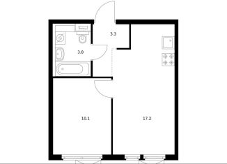 Продажа 1-комнатной квартиры, 34.4 м2, Котельники, ЖК Белая Дача Парк, микрорайон Парковый, 2к1