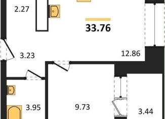 Продажа 1-комнатной квартиры, 33.8 м2, Воронеж, Ленинский район, улица Кривошеина, 13/14