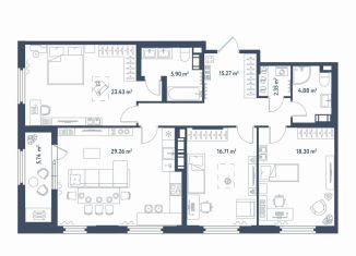 Продаю 3-ком. квартиру, 119 м2, Санкт-Петербург, Московский район