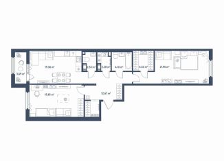 Продам 2-комнатную квартиру, 91.3 м2, Санкт-Петербург, метро Фрунзенская