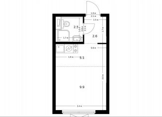 Продаю квартиру студию, 20.1 м2, Москва, жилой комплекс Большая Академическая 85, к3.4