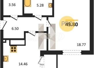 3-ком. квартира на продажу, 73.8 м2, Калининградская область, улица Старшины Дадаева, 55